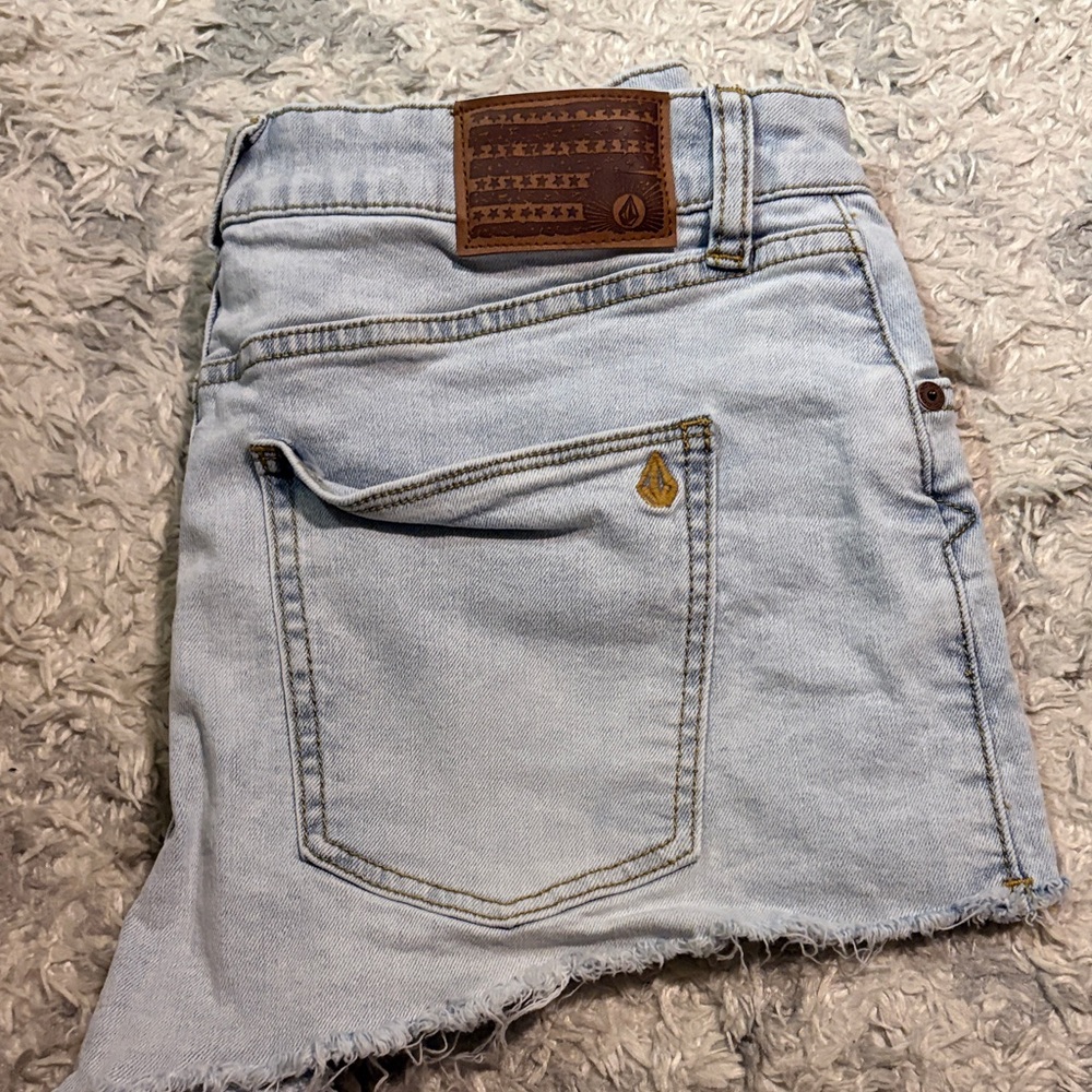 Light Blue Denim volcom shorts
